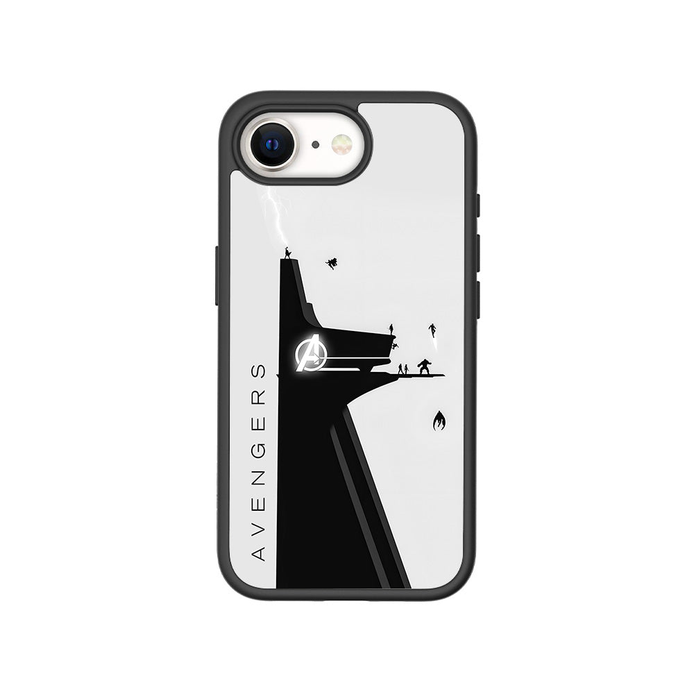 Avengers In Action 3D Skin with Shockguard Armour Magsafe Case for Apple iPhone 16E
