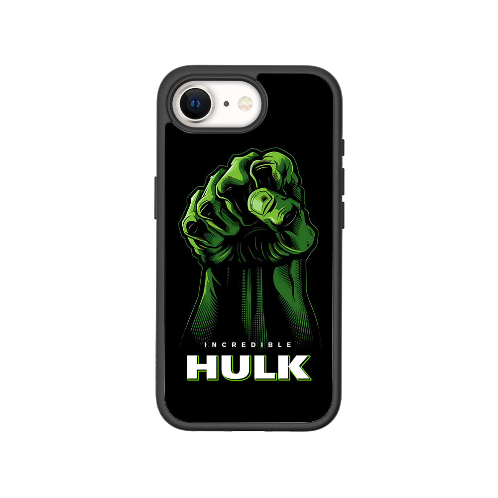 Incredible Hulk Fist Comic 3D Skin with Shockguard Armour Magsafe Case for Apple iPhone 16E