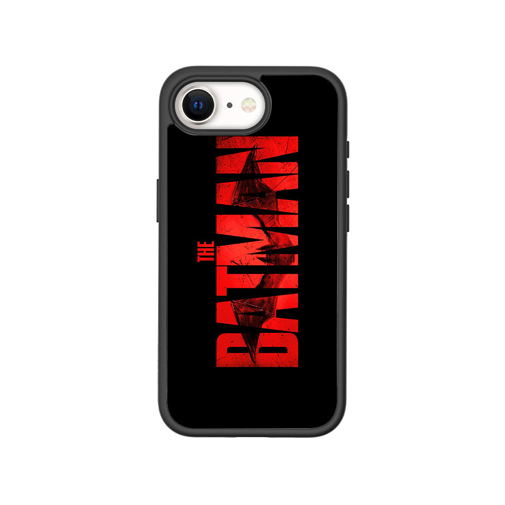 The Batman in Bold Red 3D Skin with Shockguard Armour Magsafe Case for Apple iPhone 16E