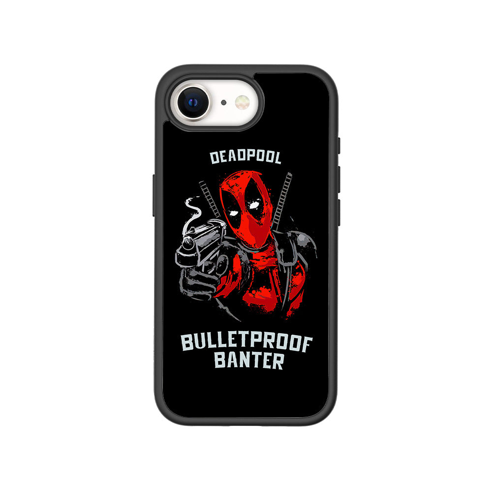 Deadpool - Bulletand 15 Plusof Banter Comics 3D Skin with Shockguard Armour Magsafe Case for Apple iPhone 16E