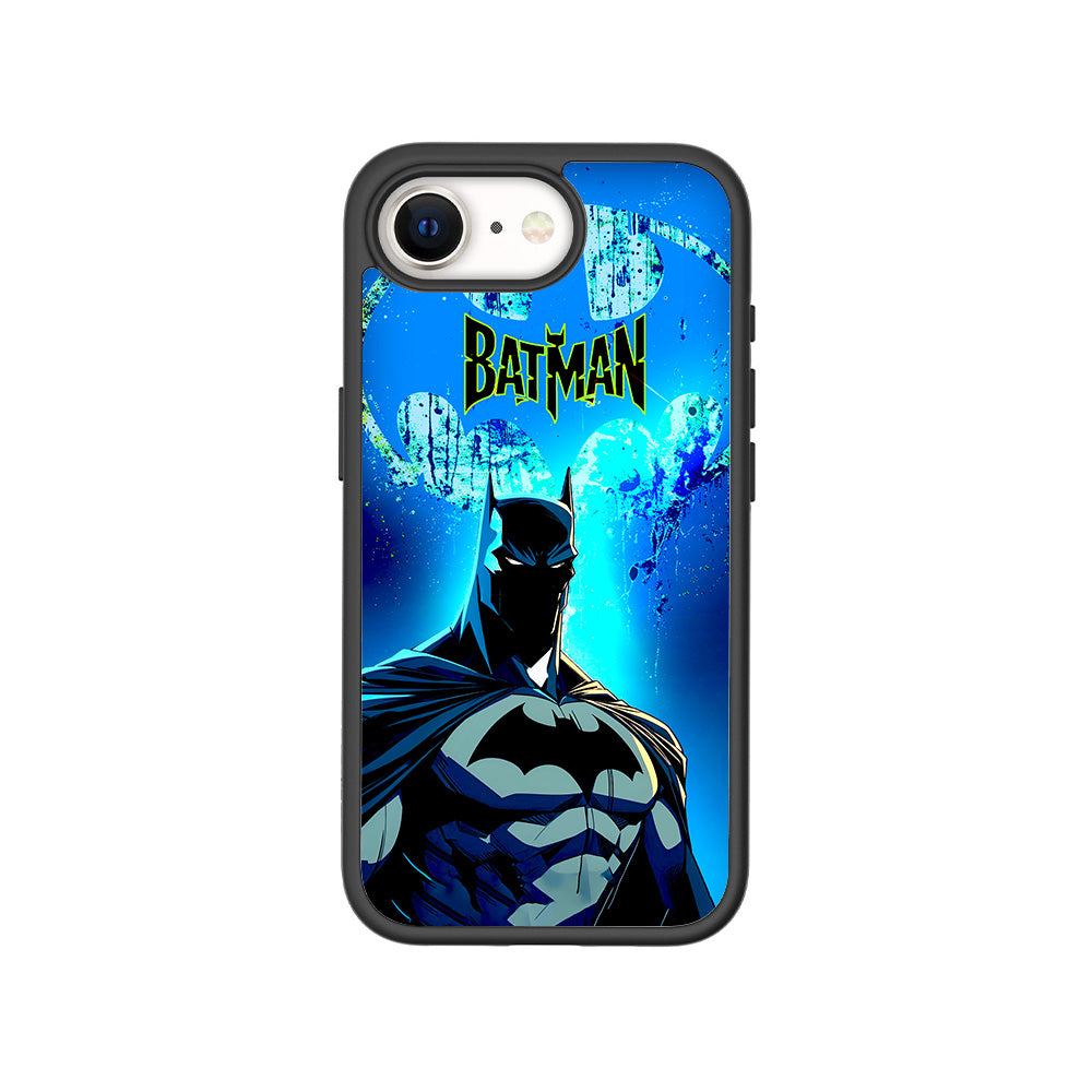 Batman Dark Knight Bright Style Comics 3D Skin with Shockguard Armour Magsafe Case for Apple iPhone 16E