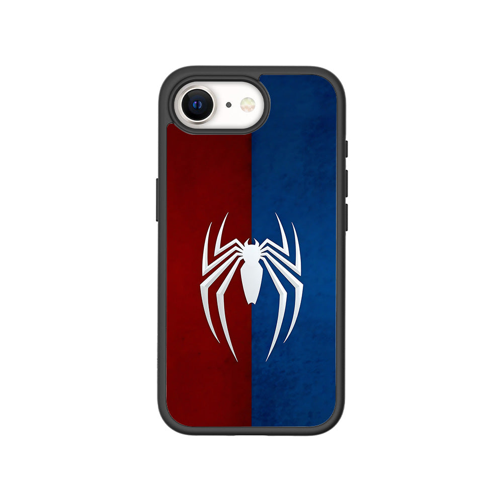 Spidey Emblem 3D Skin with Shockguard Armour Magsafe Case for Apple iPhone 16E