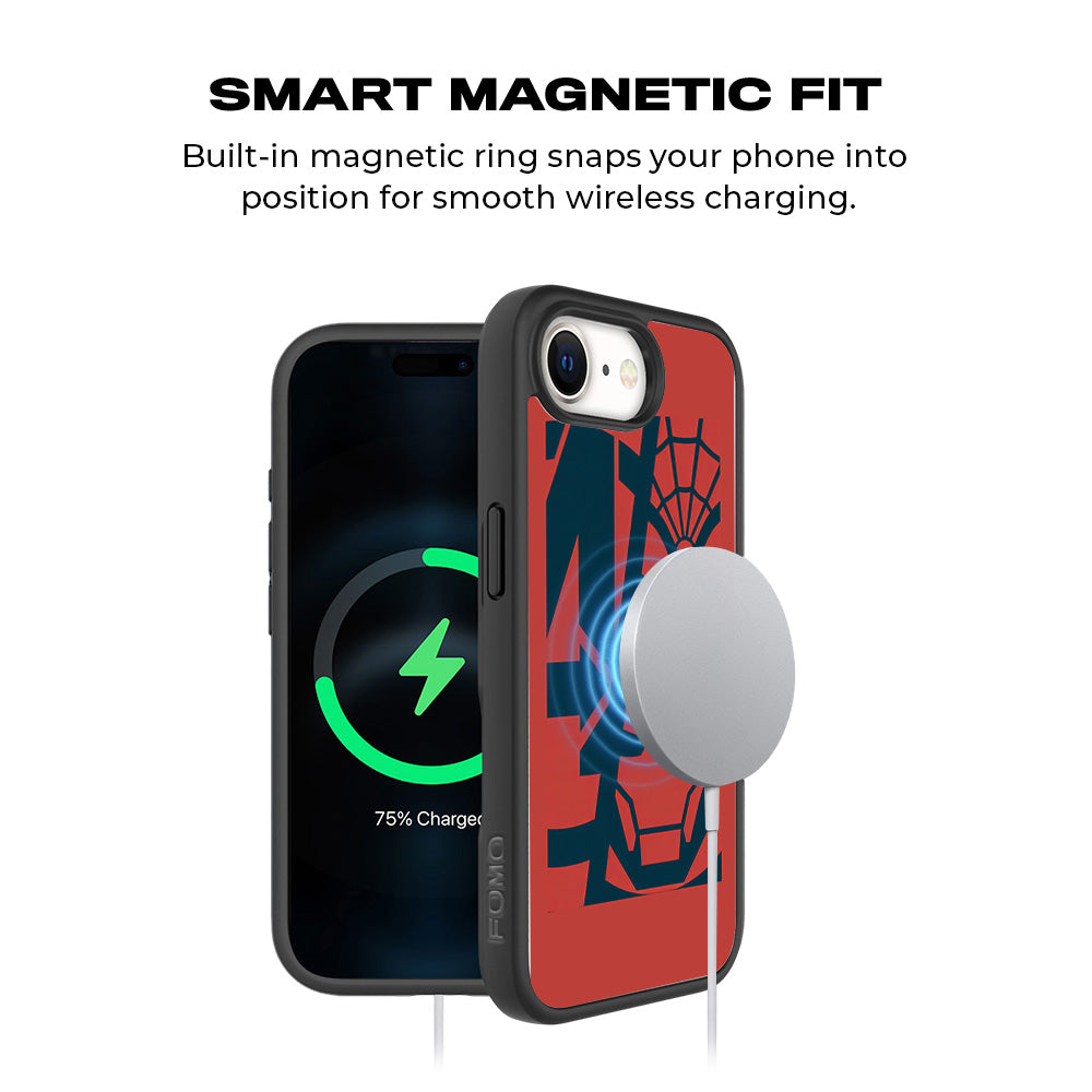 Marvel Trio 3D Skin with Shockguard Armour Magsafe Case for Apple iPhone 16E