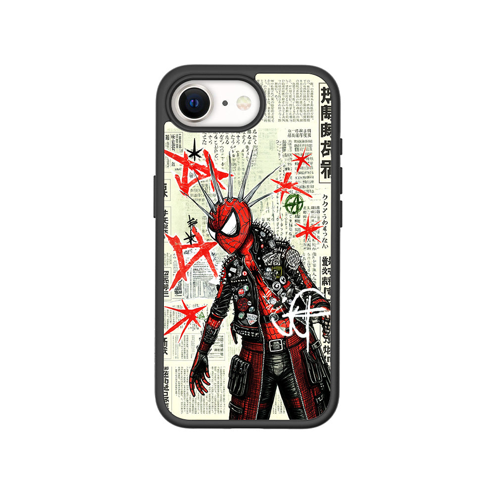 Spider Rage 3D Skin with Shockguard Armour Magsafe Case for Apple iPhone 16E