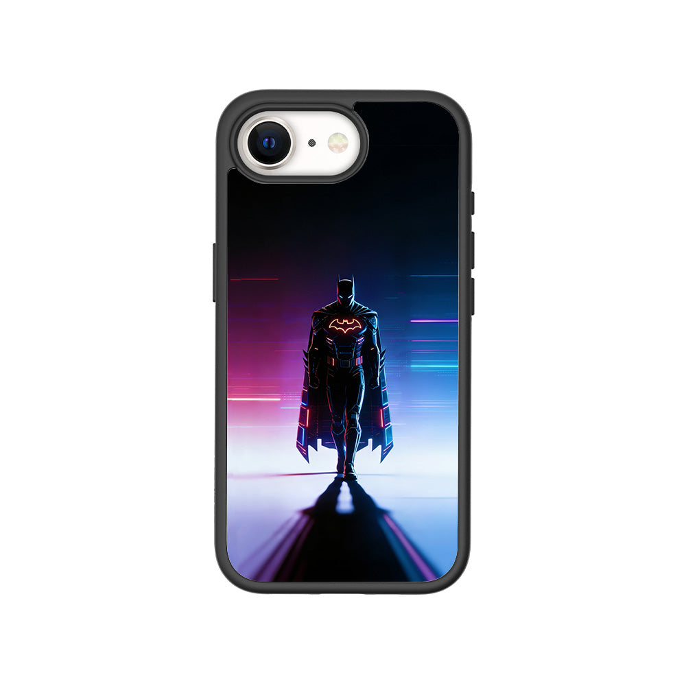 Superhero Neon Streaks 3D Skin with Shockguard Armour Magsafe Case for Apple iPhone 16E
