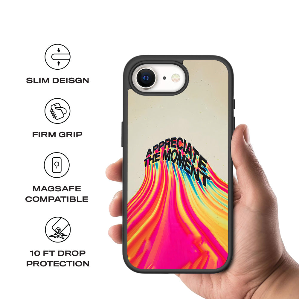 Appreciate the Moment 3D Skin with Shockguard Armour Magsafe Case for Apple iPhone 16E