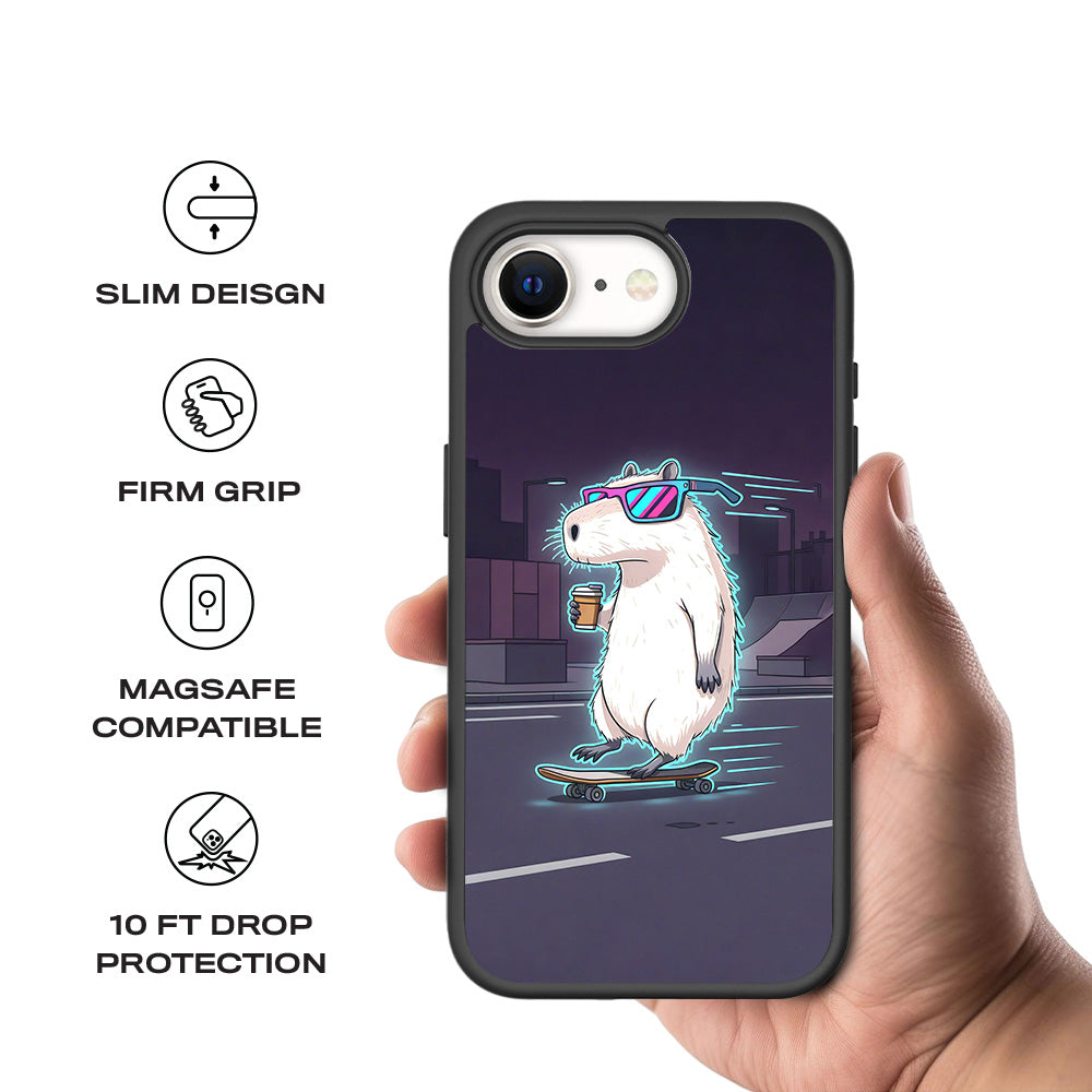 Skater Vibes 3D Skin with Shockguard Armour Magsafe Case for Apple iPhone 16E