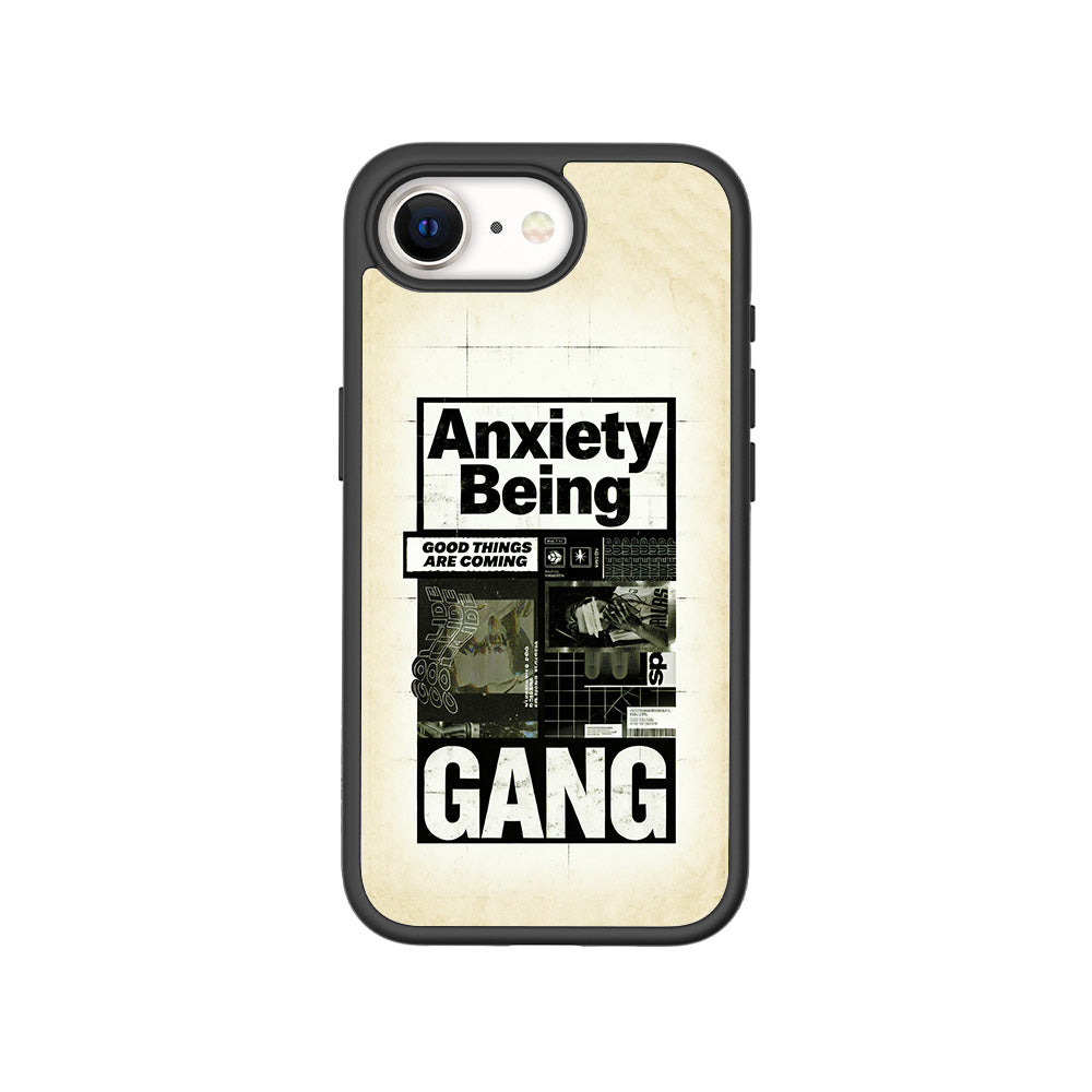 Anxiety Art 3D Skin with Shockguard Armour Magsafe Case for Apple iPhone 16E