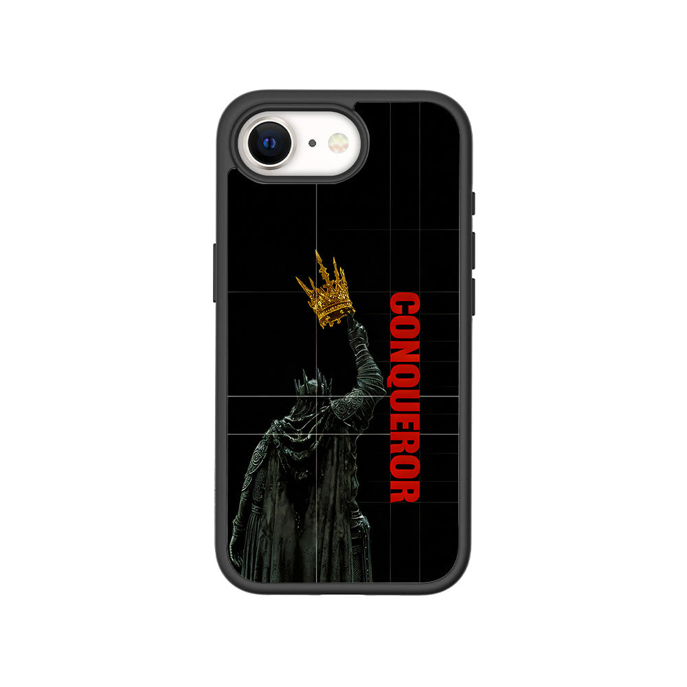 Crowned Conqueror 3D Skin with Shockguard Armour Magsafe Case for Apple iPhone 16E