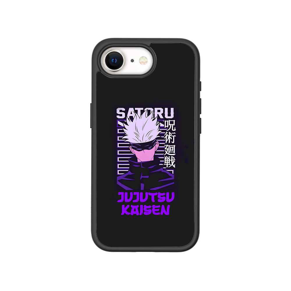 Satoru From Jujutsu Kaisen Anime 3D Skin with Shockguard Armour Magsafe Case for Apple iPhone 16E