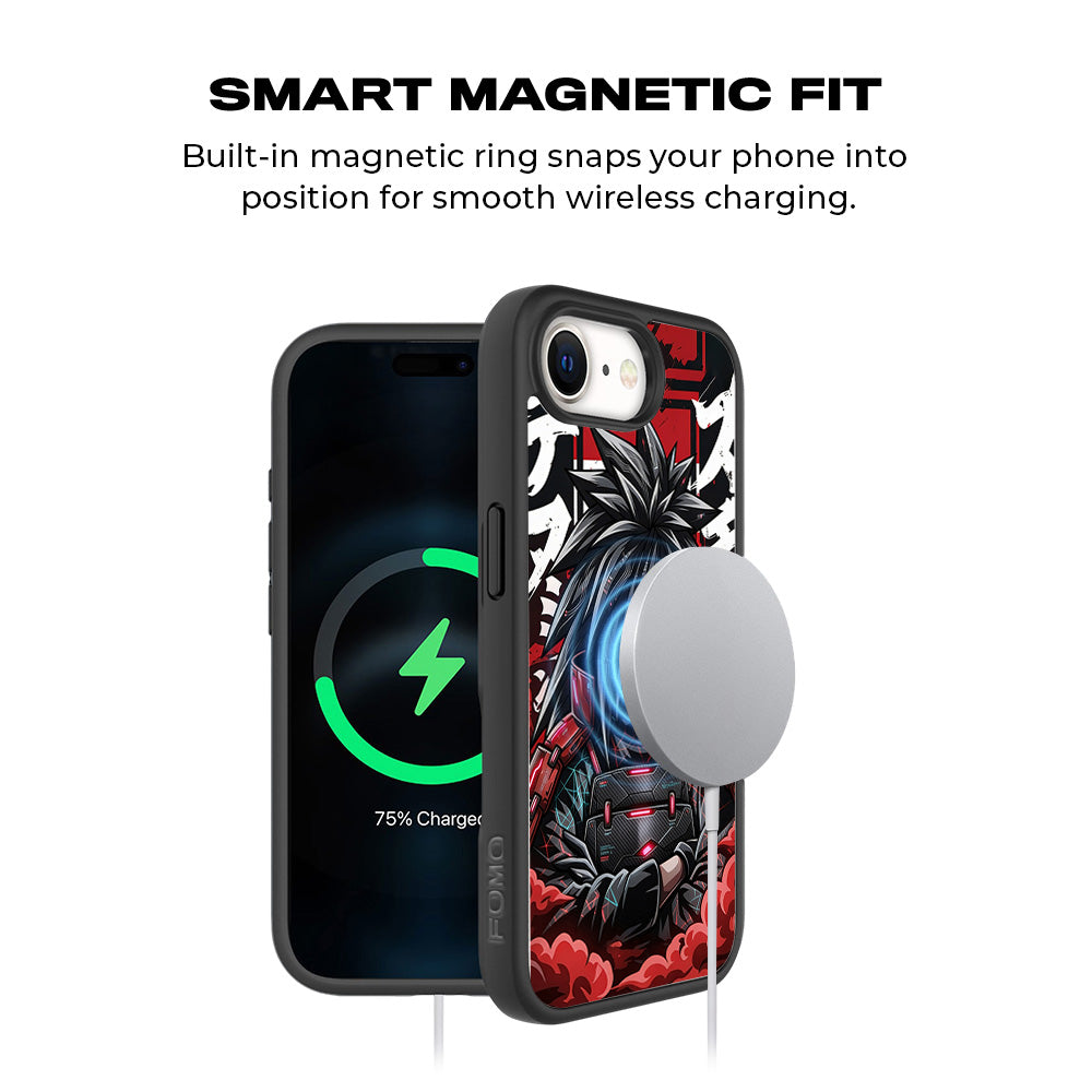 Madara Uchiha Anime 3D Skin with Shockguard Armour Magsafe Case for Apple iPhone 16E