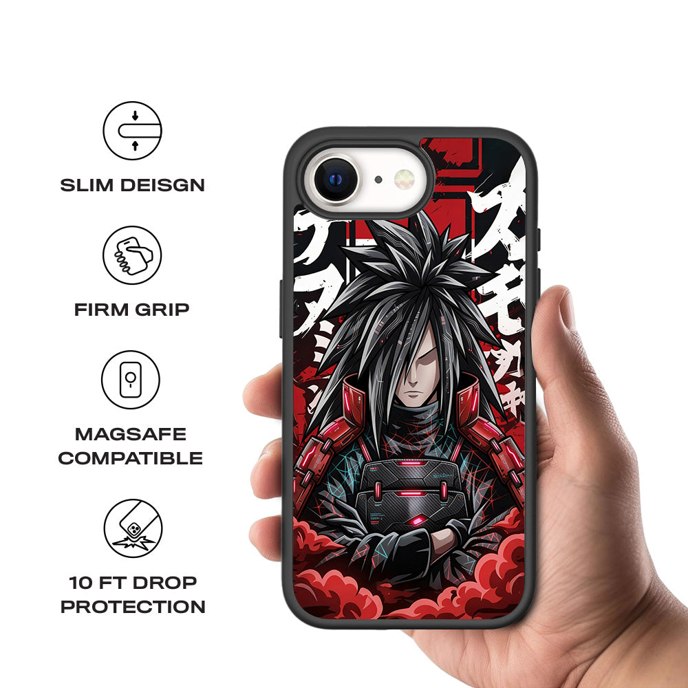Madara Uchiha Anime 3D Skin with Shockguard Armour Magsafe Case for Apple iPhone 16E