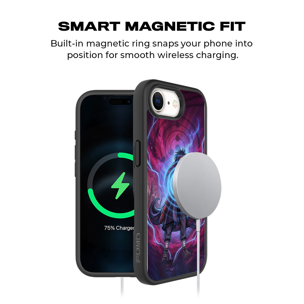Madara Eternal Shinobi Anime 3D Skin with Shockguard Armour Magsafe Case for Apple iPhone 16E