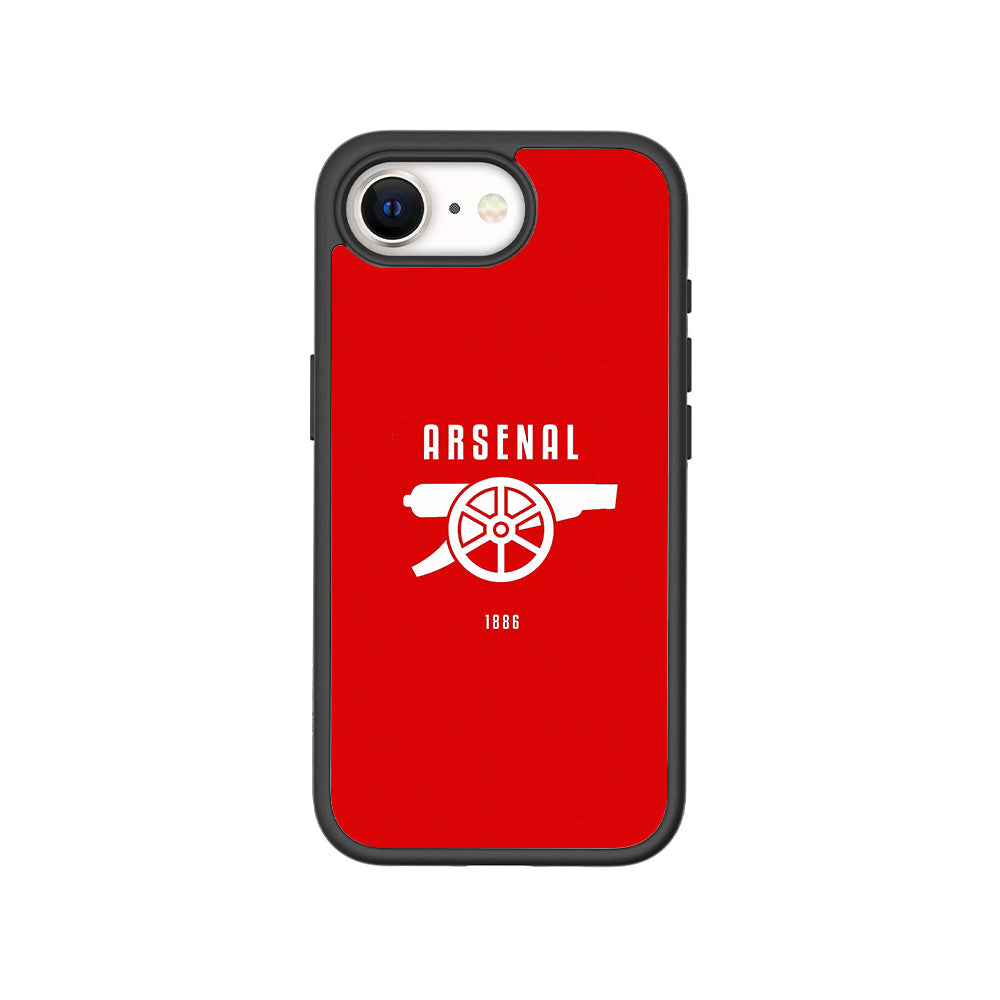 Arsenal Cannon Sports 3D Skin with Shockguard Armour Magsafe Case for Apple iPhone 16E