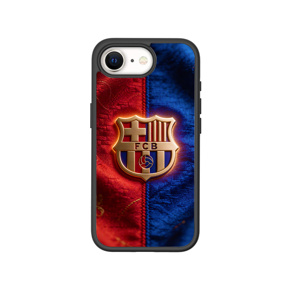 FC Barcelona Sports 3D Skin with Shockguard Armour Magsafe Case for Apple iPhone 16E