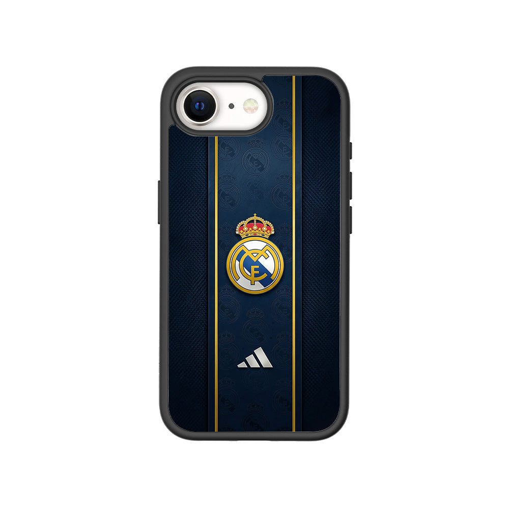Real Madrid Sports 3D Skin with Shockguard Armour Magsafe Case for Apple iPhone 16E
