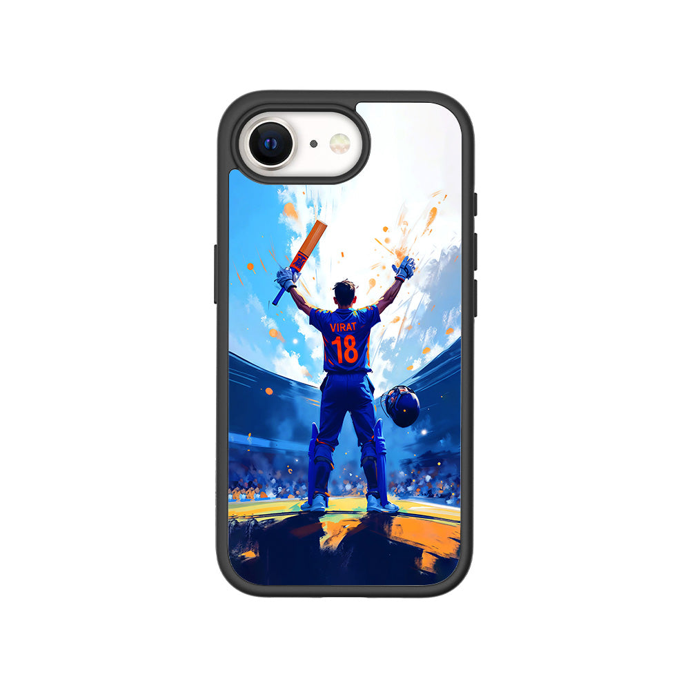 King Virat Kohli Sports 3D Skin with Shockguard Armour Magsafe Case for Apple iPhone 16E