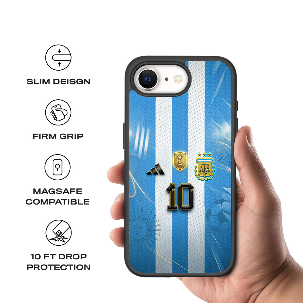 AFA 10 Champion Sports 3D Skin with Shockguard Armour Magsafe Case for Apple iPhone 16E