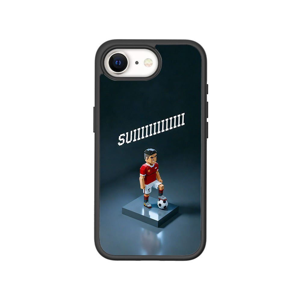 Legend Ronaldo 3D Skin with Shockguard Armour Magsafe Case for Apple iPhone 16E