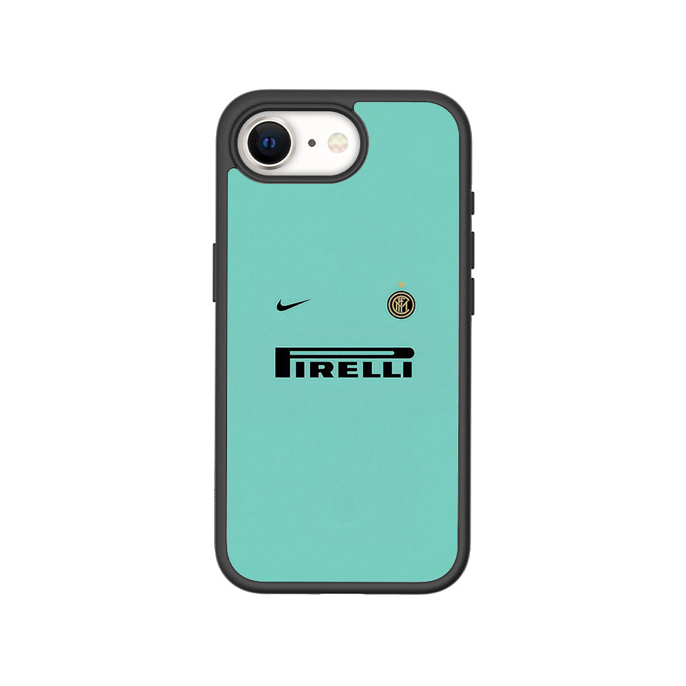 Pirelli Green 3D Skin with Shockguard Armour Magsafe Case for Apple iPhone 16E