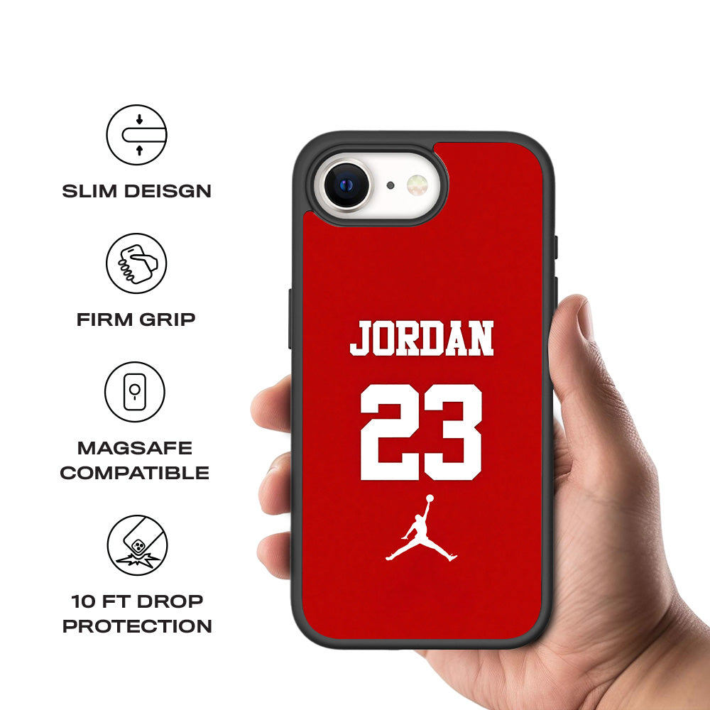 Jordan 23 3D Skin with Shockguard Armour Magsafe Case for Apple iPhone 16E