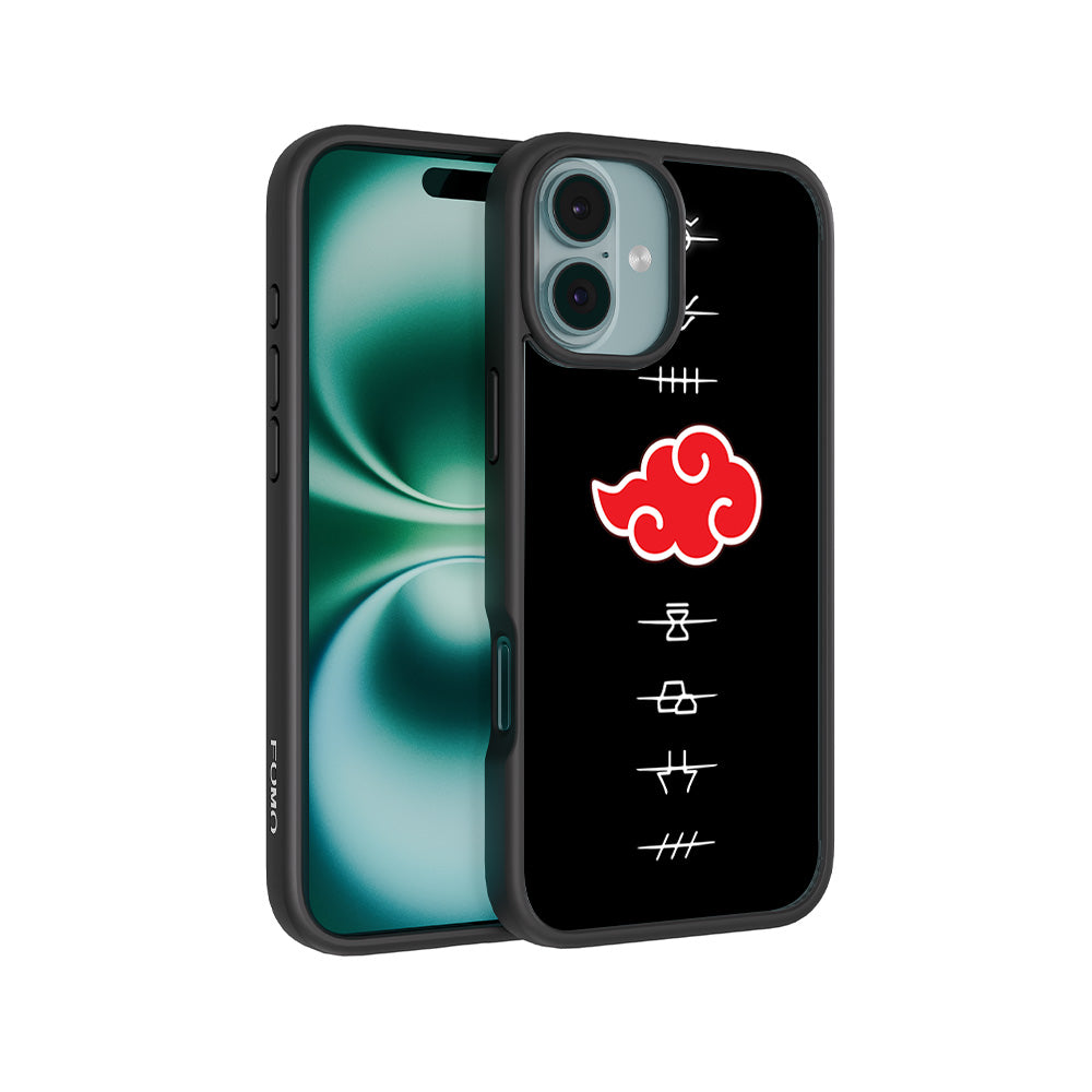 Akatsuki Logo Naruto Anime 3D Skin with Shockguard Armour Magsafe Case for Apple iPhone 16