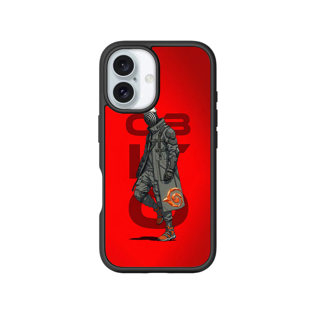 Obito Rebirth 3D Skin with Shockguard Armour Magsafe Case for Apple iPhone 16