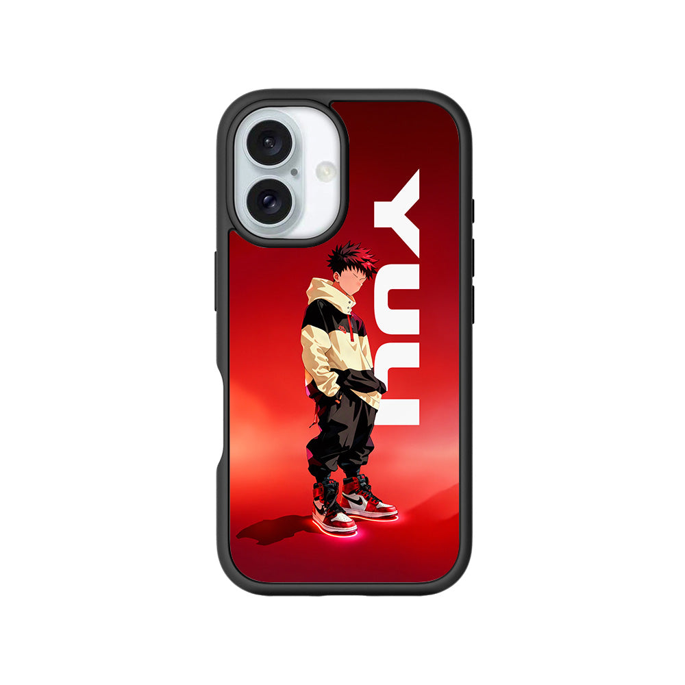 Yuji Drip Anime 3D Skin with Shockguard Armour Magsafe Case for Apple iPhone 16