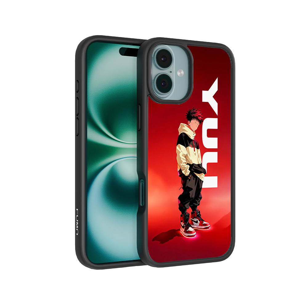 Yuji Drip Anime 3D Skin with Shockguard Armour Magsafe Case for Apple iPhone 16