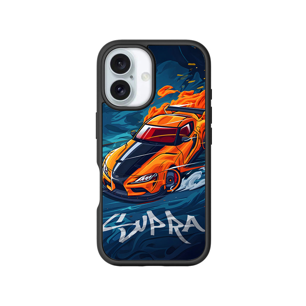 Blazing Supra 3D Skin with Shockguard Armour Magsafe Case for Apple iPhone 16