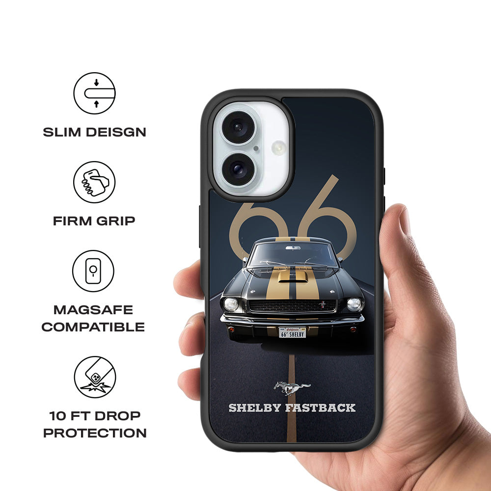 Shelby Mustang GT350H 3D Skin with Shockguard Armour Magsafe Case for Apple iPhone 16