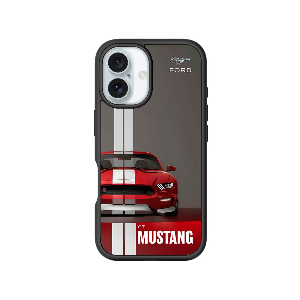 Ford GT Mustang 3D Skin with Shockguard Armour Magsafe Case for Apple iPhone 16