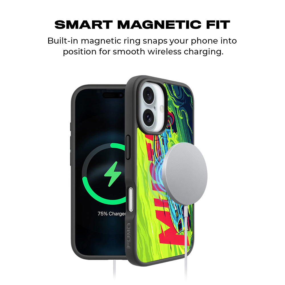 Ford Mustang 3D Skin with Shockguard Armour Magsafe Case for Apple iPhone 16