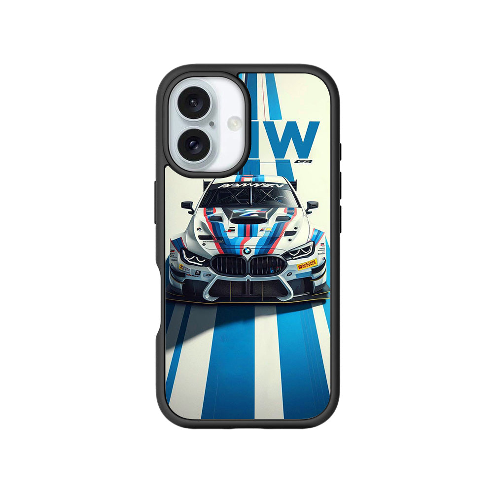 BMW GT Racing 3D Skin with Shockguard Armour Magsafe Case for Apple iPhone 16