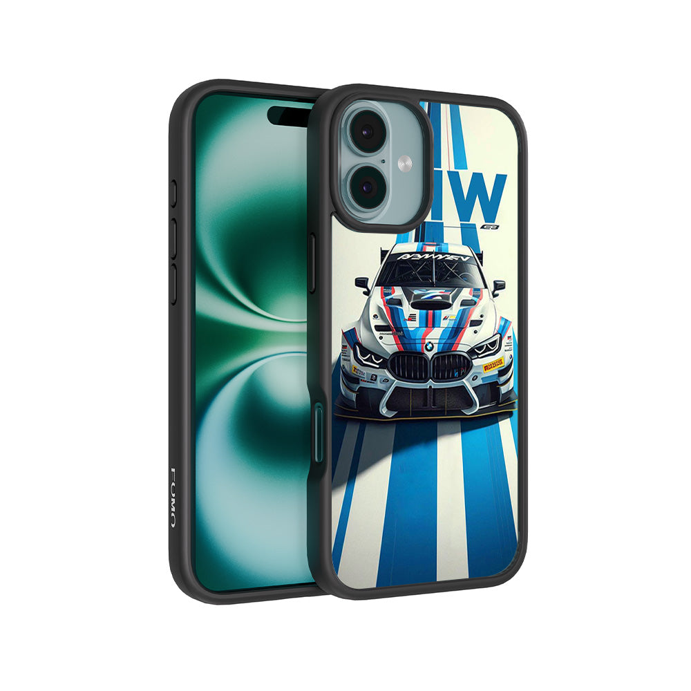 BMW GT Racing 3D Skin with Shockguard Armour Magsafe Case for Apple iPhone 16