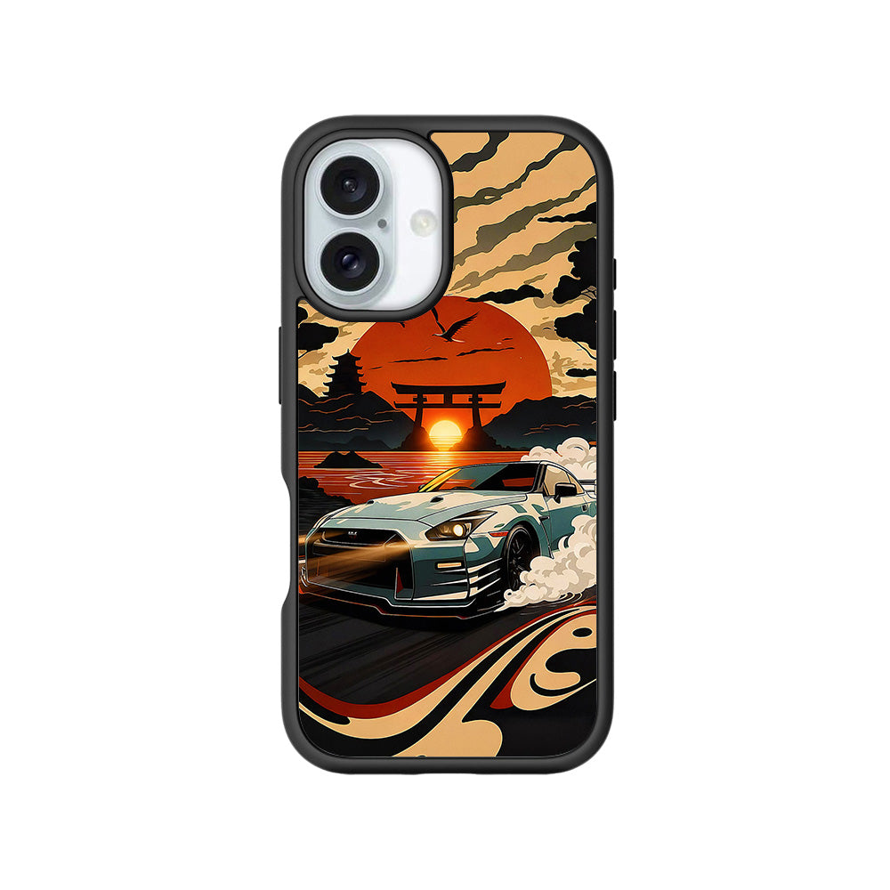 JDM Nissan GTR 3D Skin with Shockguard Armour Magsafe Case for Apple iPhone 16