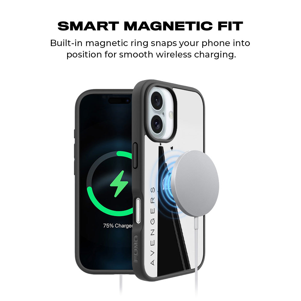 Avengers In Action 3D Skin with Shockguard Armour Magsafe Case for Apple iPhone 16