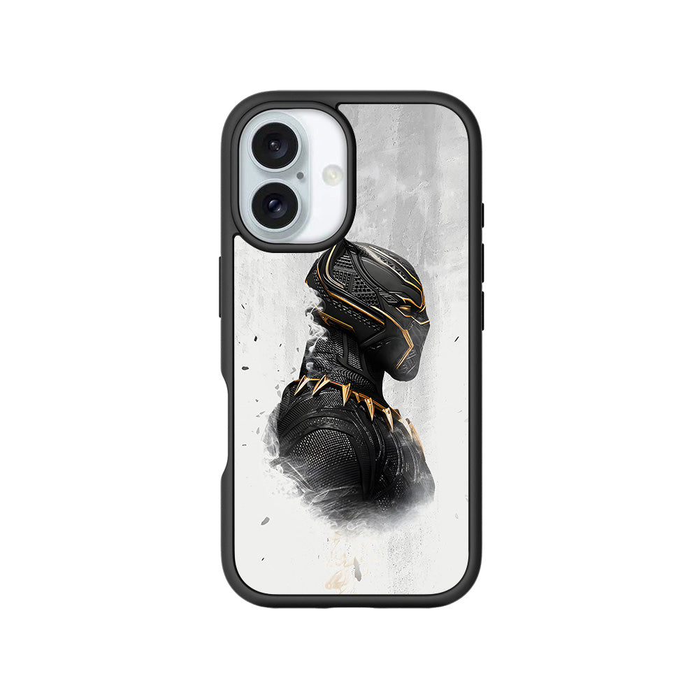 Wakanda Forever Black Panther Comic 3D Skin with Shockguard Armour Magsafe Case for Apple iPhone 16
