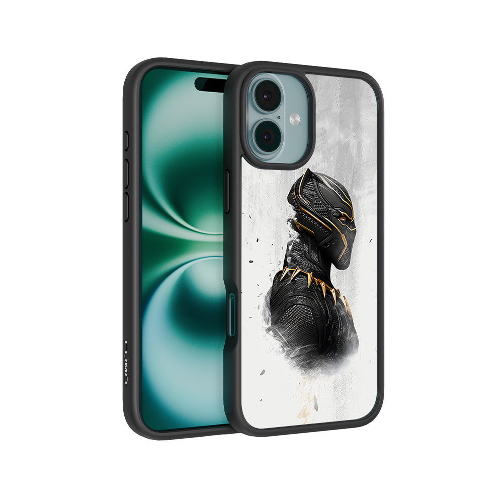 Wakanda Forever Black Panther Comic 3D Skin with Shockguard Armour Magsafe Case for Apple iPhone 16