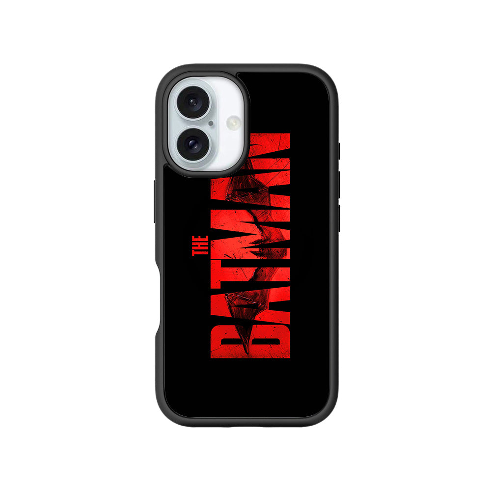 The Batman in Bold Red 3D Skin with Shockguard Armour Magsafe Case for Apple iPhone 16