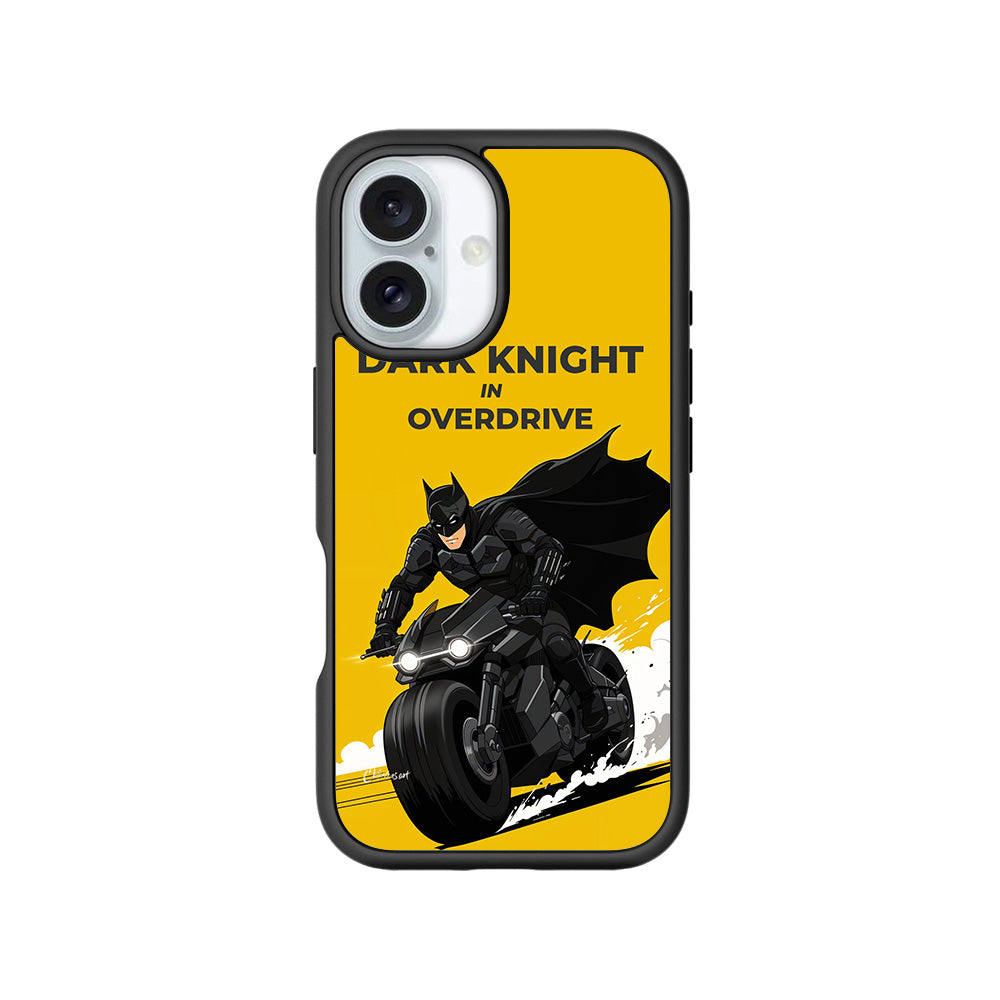 Dark Knight Overdrive Comics 3D Skin with Shockguard Armour Magsafe Case for Apple iPhone 16
