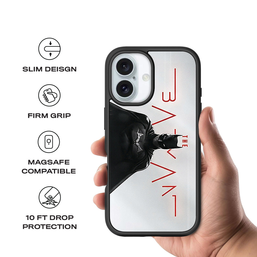 Midnight and 15 Plustector 3D Skin with Shockguard Armour Magsafe Case for Apple iPhone 16