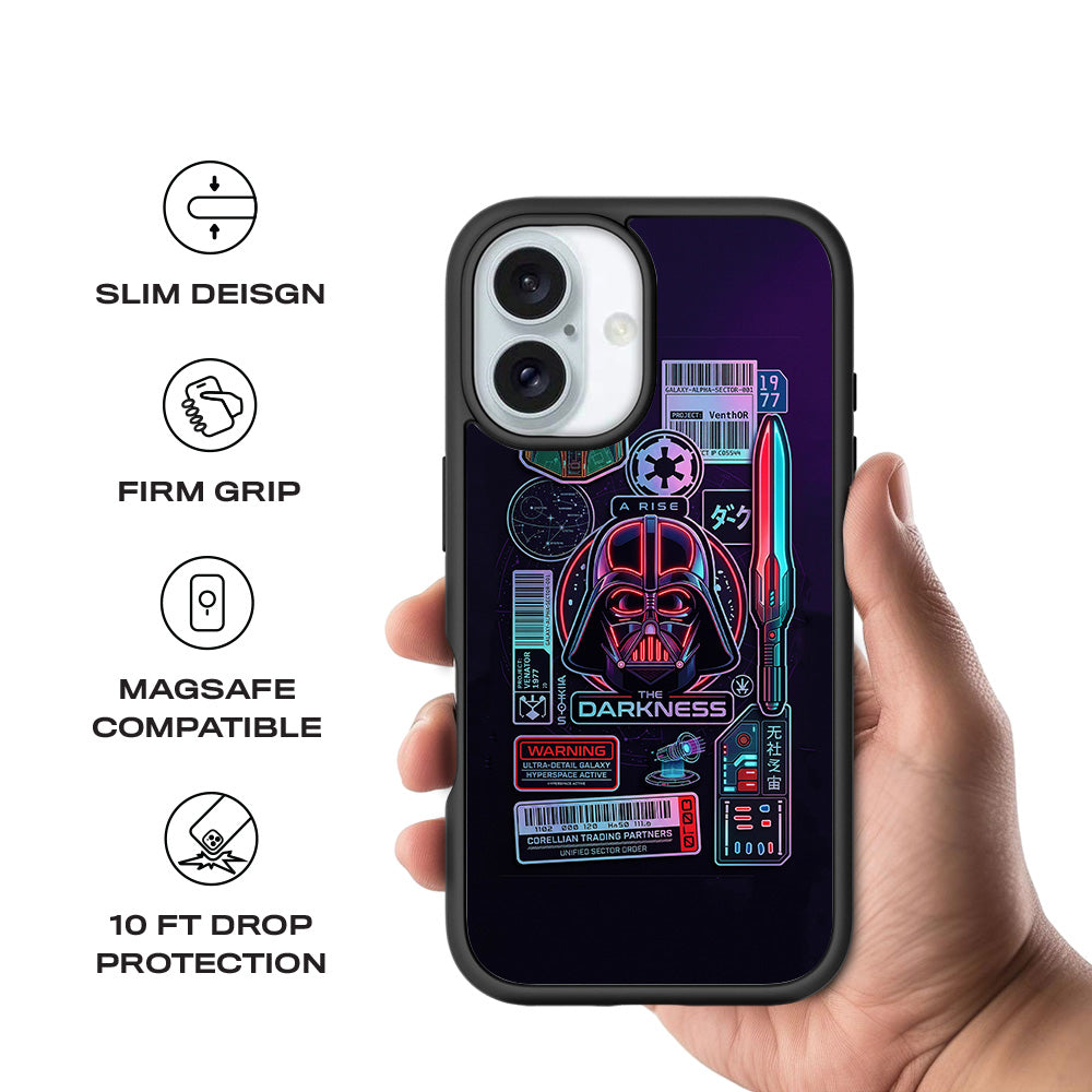 Star Wars Rise of the Darkness 3D Skin with Shockguard Armour Magsafe Case for Apple iPhone 16