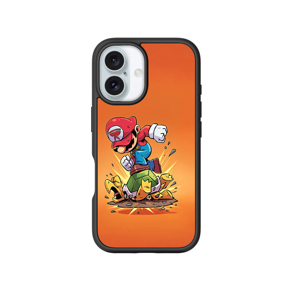 Super Mario Smash 3D Skin with Shockguard Armour Magsafe Case for Apple iPhone 16 Plus