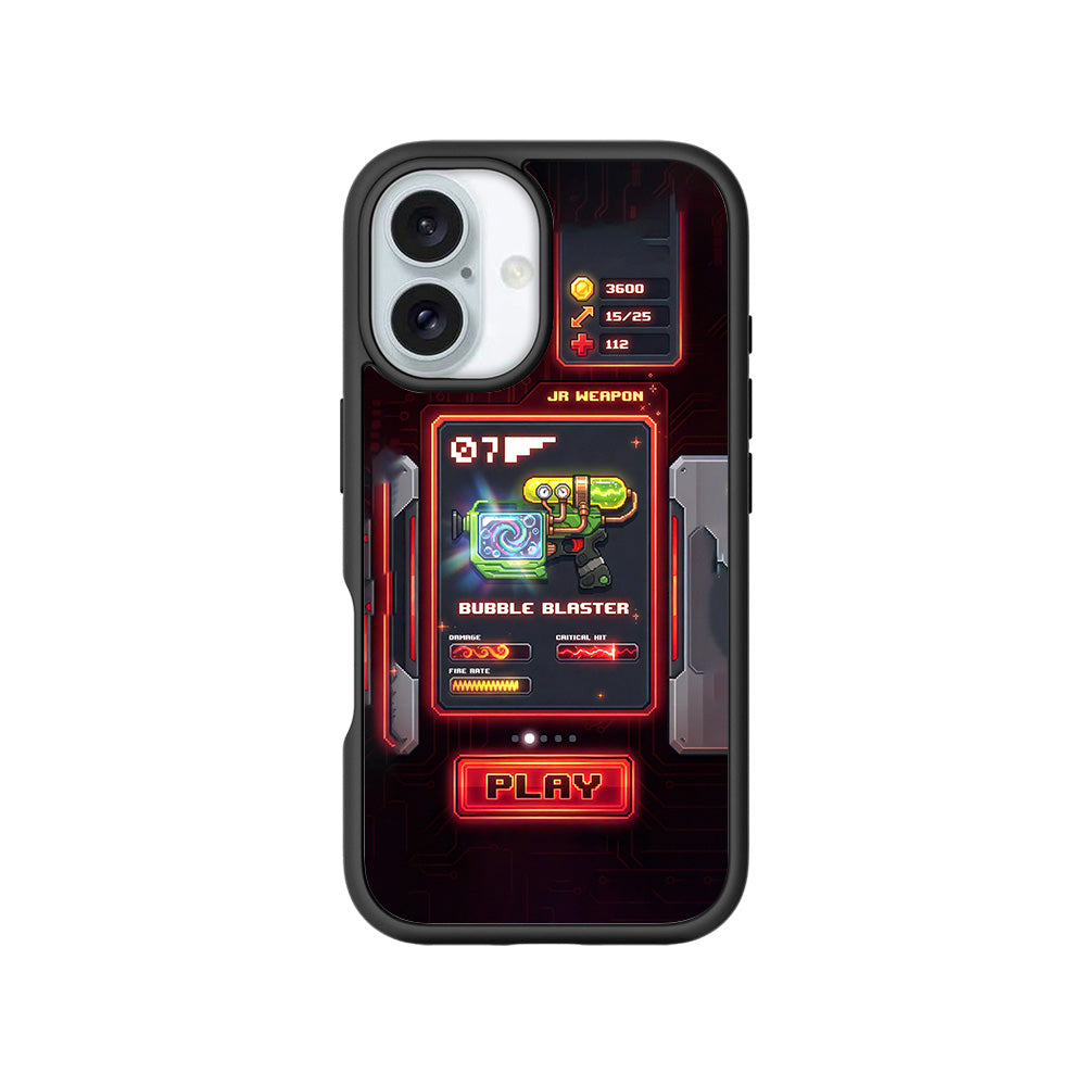 Bubble Blaster 3D Skin with Shockguard Armour Magsafe Case for Apple iPhone 16 Plus