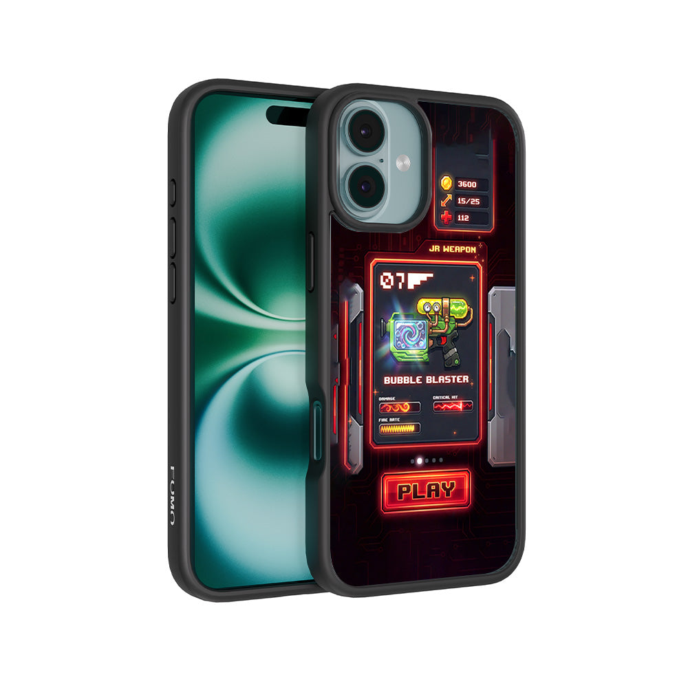 Bubble Blaster 3D Skin with Shockguard Armour Magsafe Case for Apple iPhone 16 Plus