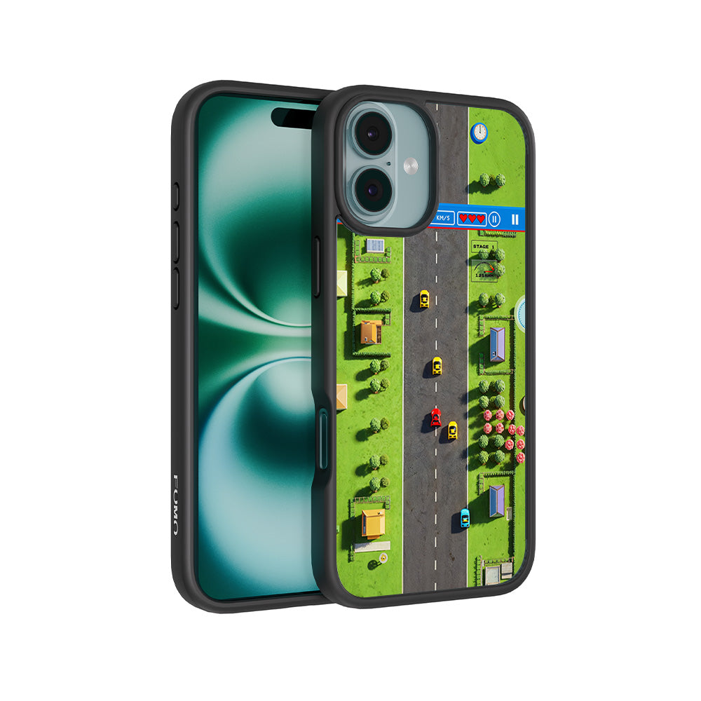 Race to Victory 3D Skin with Shockguard Armour Magsafe Case for Apple iPhone 16 Plus