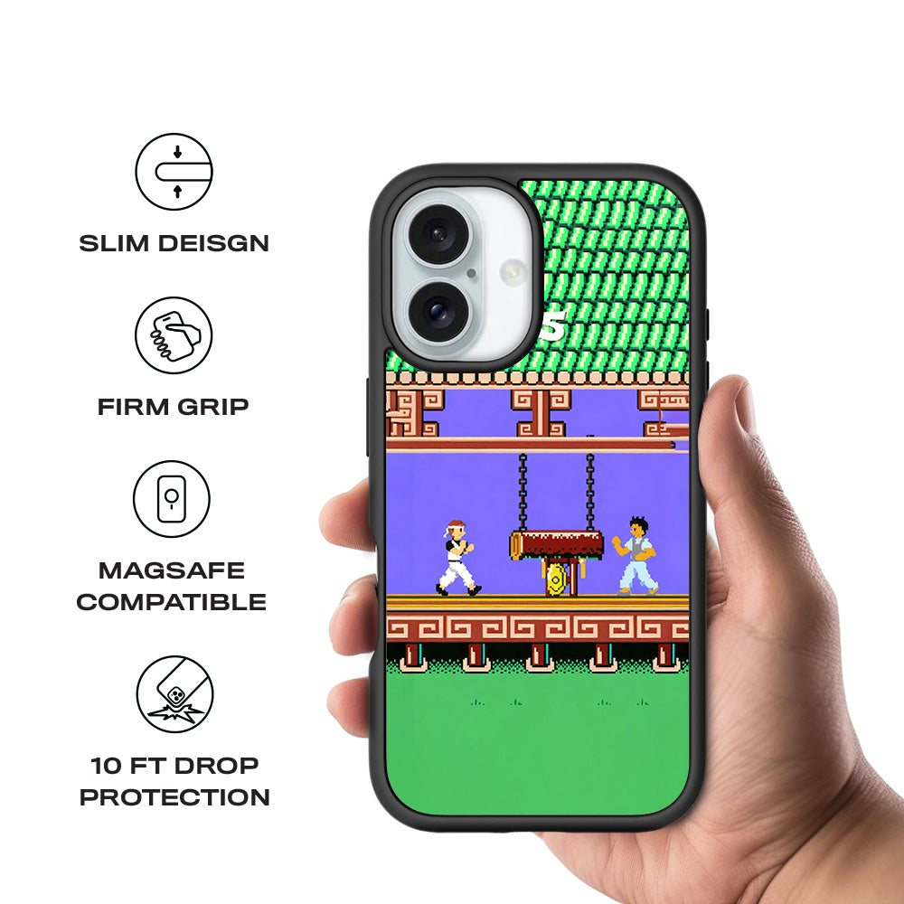 Kung Fu Clash 3D Skin with Shockguard Armour Magsafe Case for Apple iPhone 16 Plus