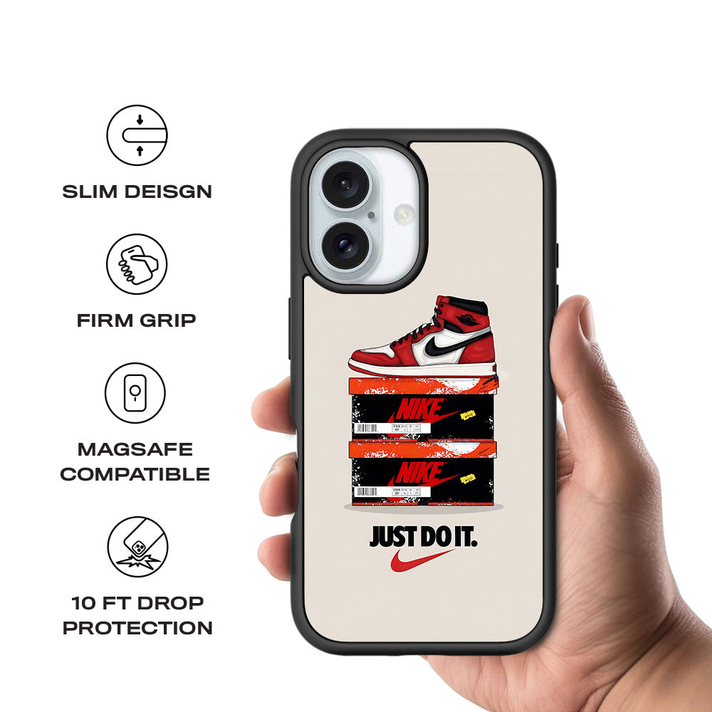 Nike Air Jordan 3D Skin with Shockguard Armour Magsafe Case for Apple iPhone 16