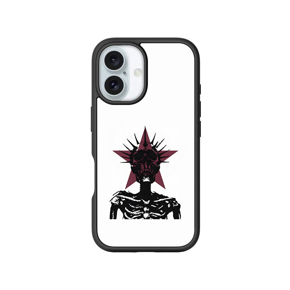 Star Skull Rock 3D Skin with Shockguard Armour Magsafe Case for Apple iPhone 16
